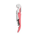 TrueTap Pink Soft-Touch Double Hinged Corkscrew